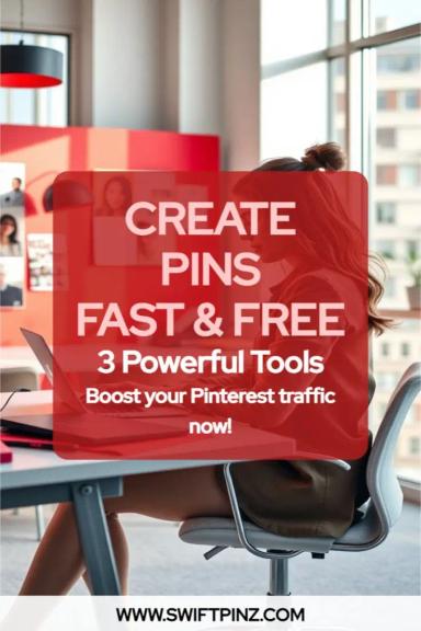 Pinterest pins with website branding