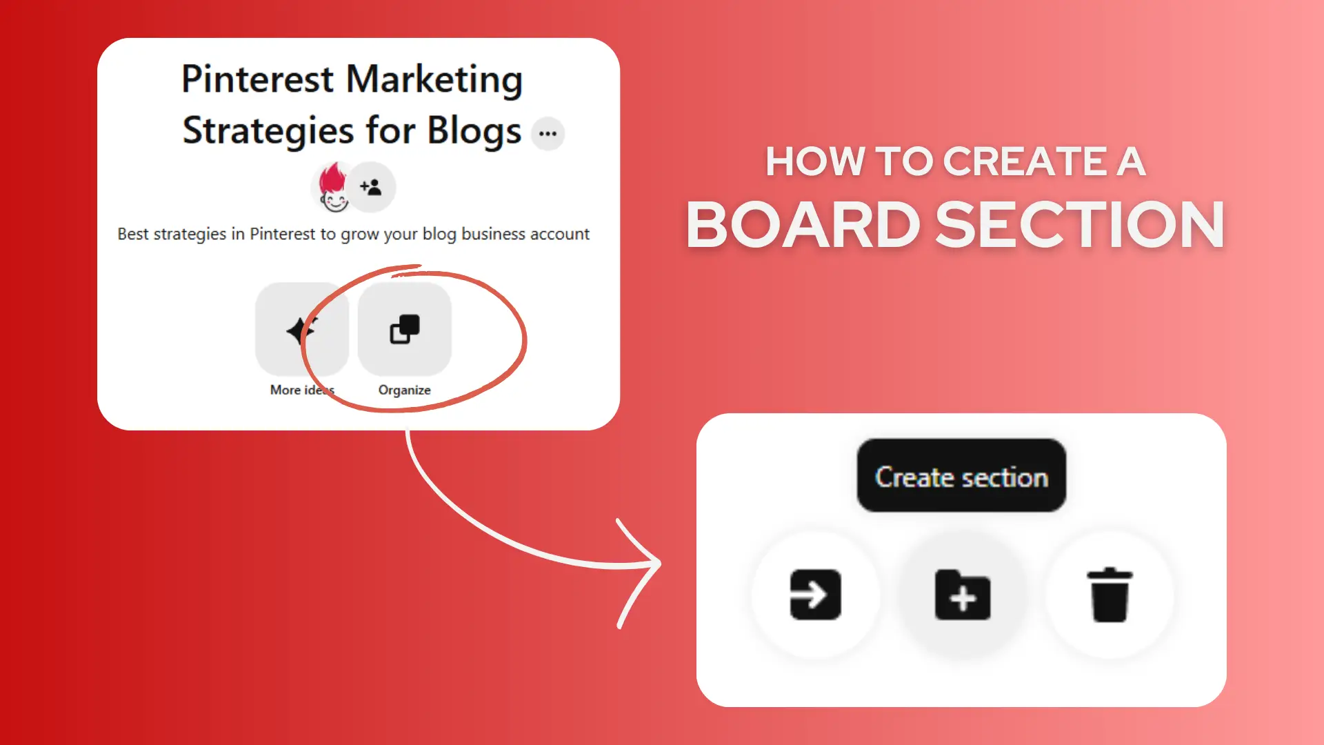 Pinterest board categories optimization