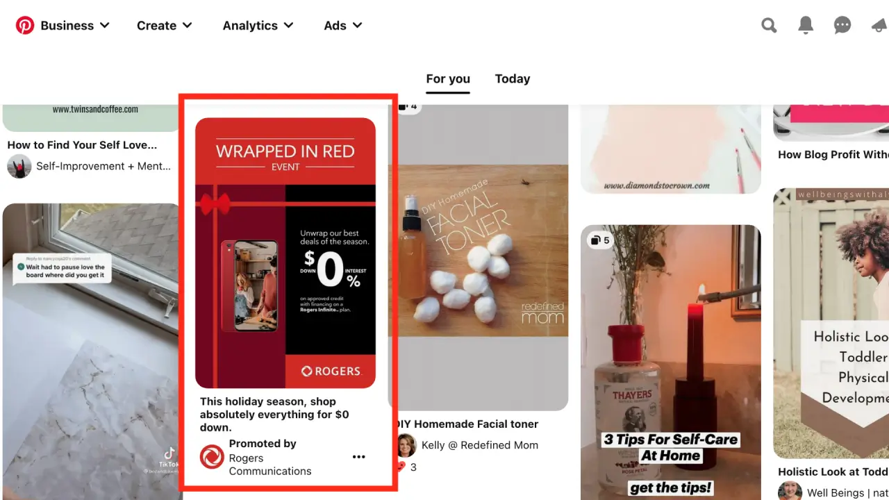 what is targeting on pinterest