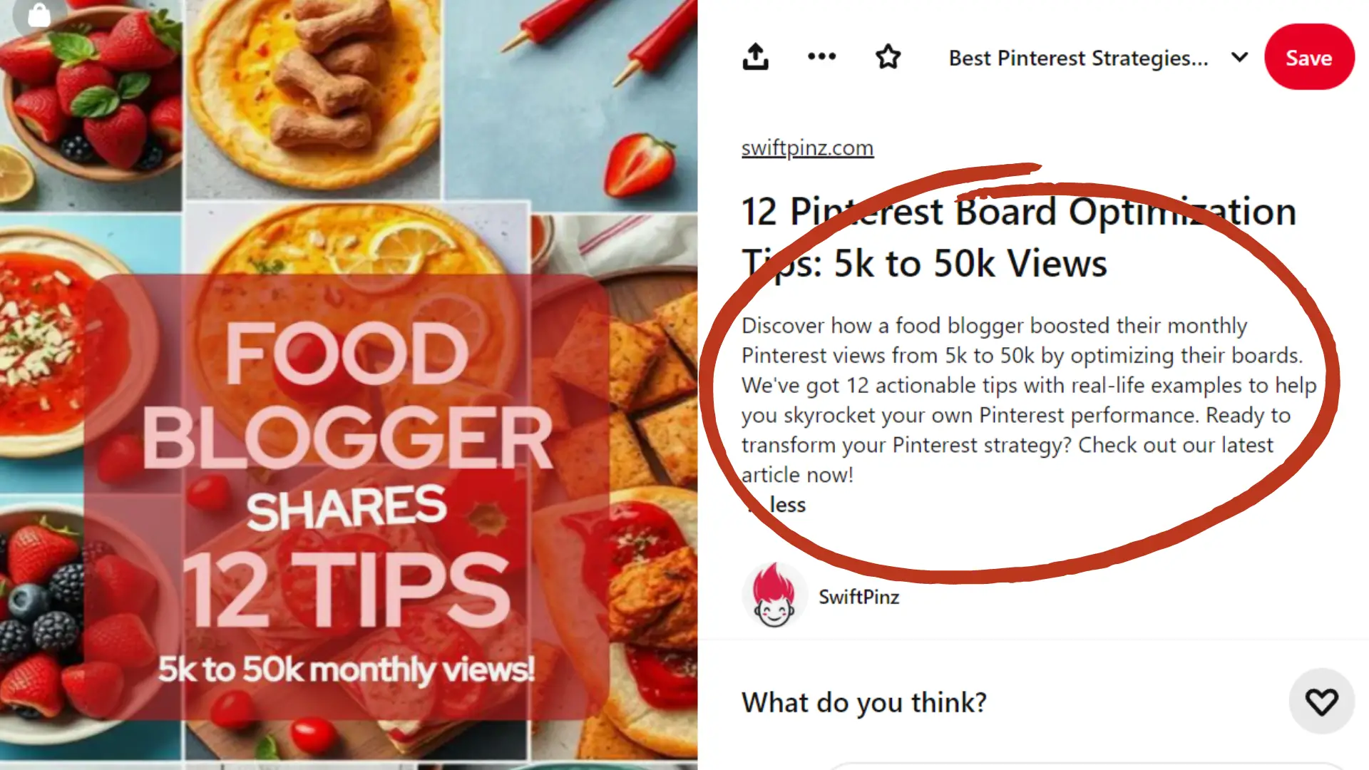 what to put in pinterest description